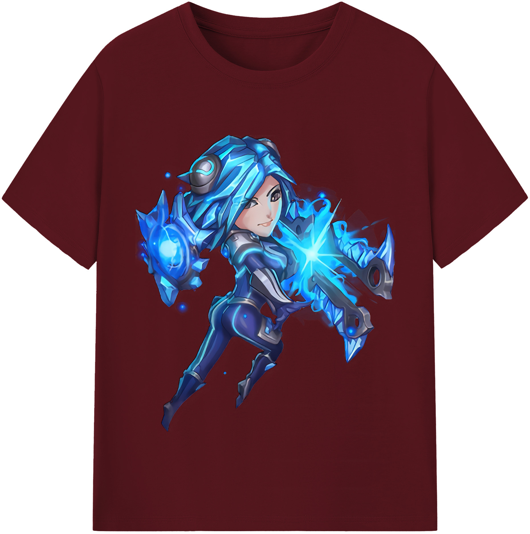 リーグ・オブ・レジェンド League of Legends LOL 綿100％半袖Tシャツ（フロントプリント）
